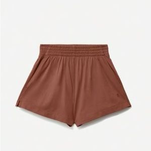 Everlane Retro Jersey Short in Sequoia Size S